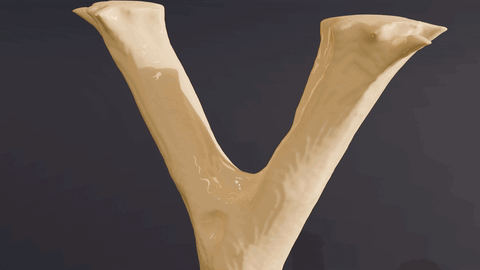 Branching fluid simulation using the implicit velocity projection method